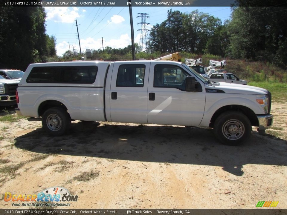 2013 Ford F250 Super Duty XL Crew Cab Oxford White / Steel Photo #4