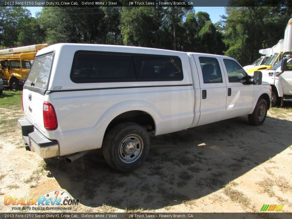 2013 Ford F250 Super Duty XL Crew Cab Oxford White / Steel Photo #5