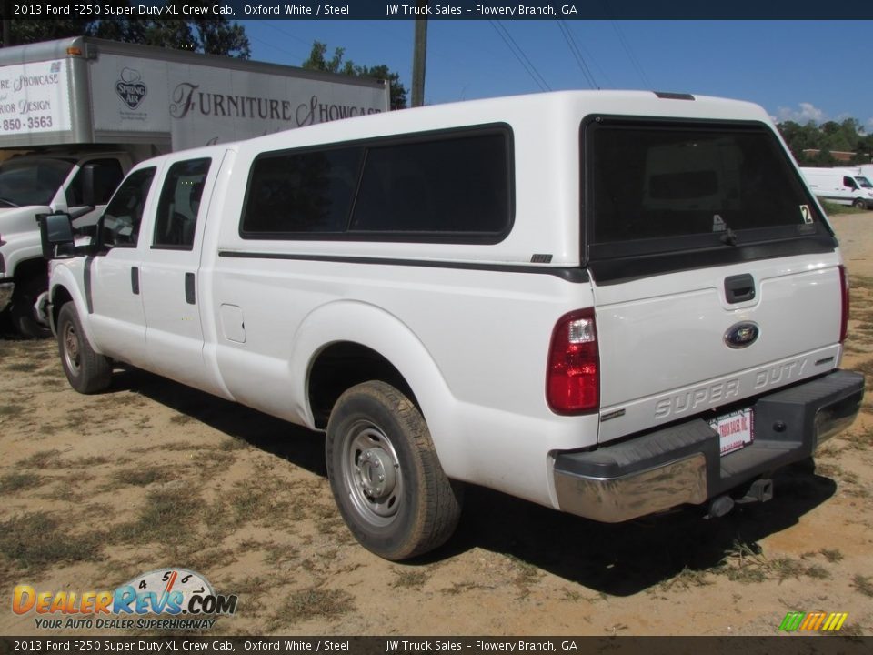 2013 Ford F250 Super Duty XL Crew Cab Oxford White / Steel Photo #7