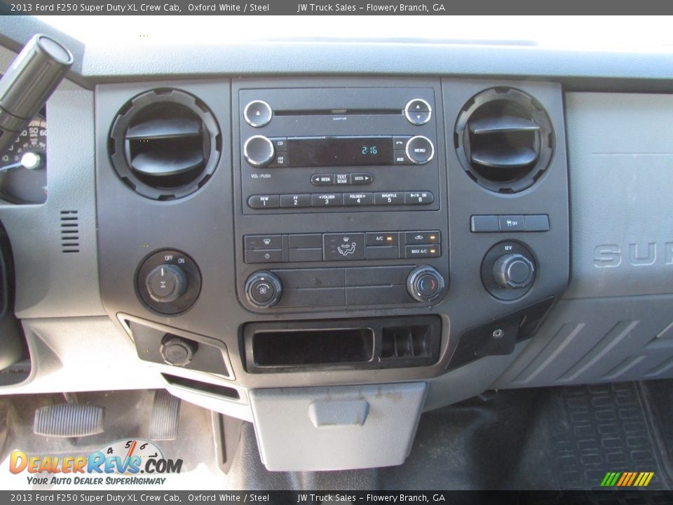 2013 Ford F250 Super Duty XL Crew Cab Oxford White / Steel Photo #14