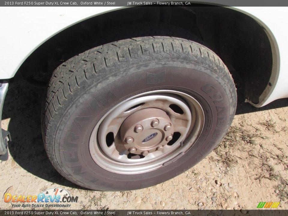 2013 Ford F250 Super Duty XL Crew Cab Oxford White / Steel Photo #18