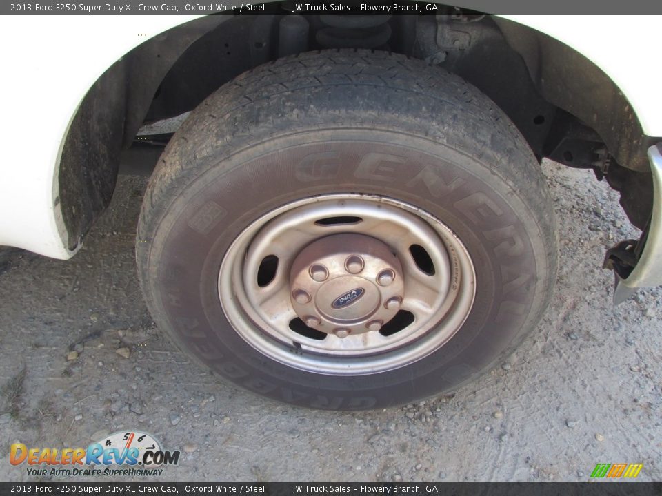 2013 Ford F250 Super Duty XL Crew Cab Oxford White / Steel Photo #19