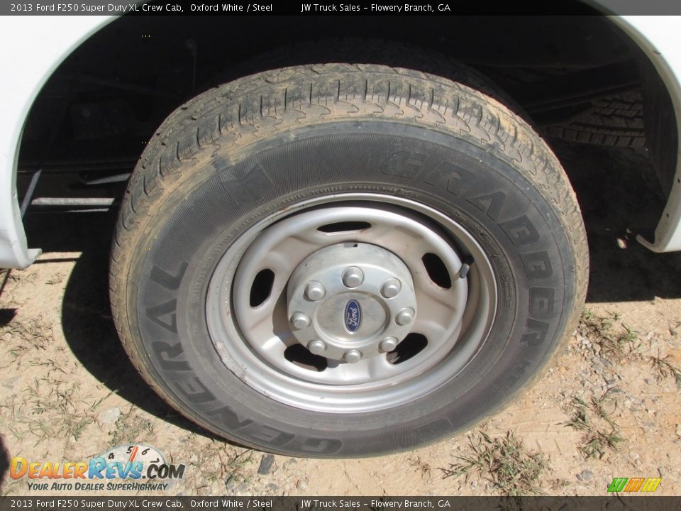 2013 Ford F250 Super Duty XL Crew Cab Oxford White / Steel Photo #21