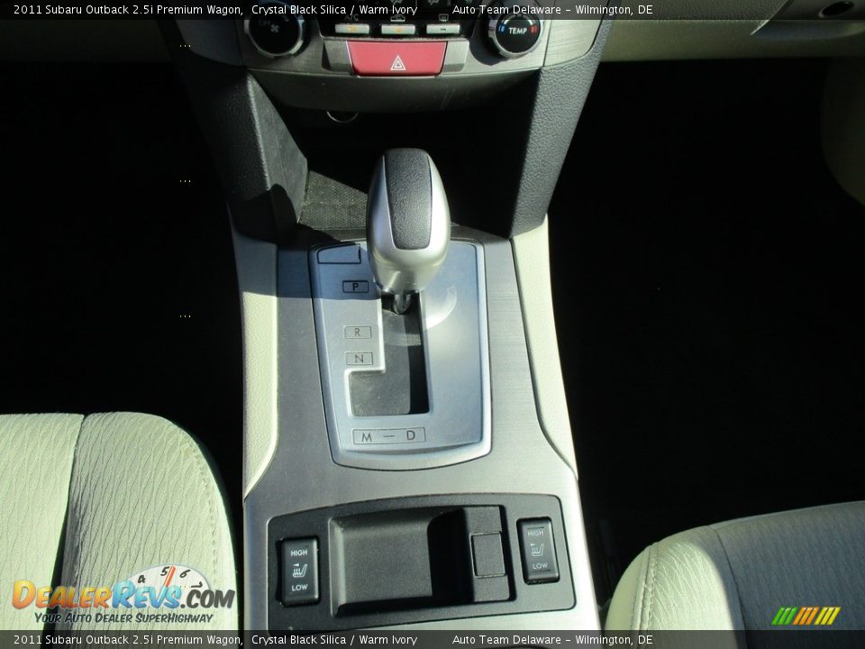 2011 Subaru Outback 2.5i Premium Wagon Crystal Black Silica / Warm Ivory Photo #33