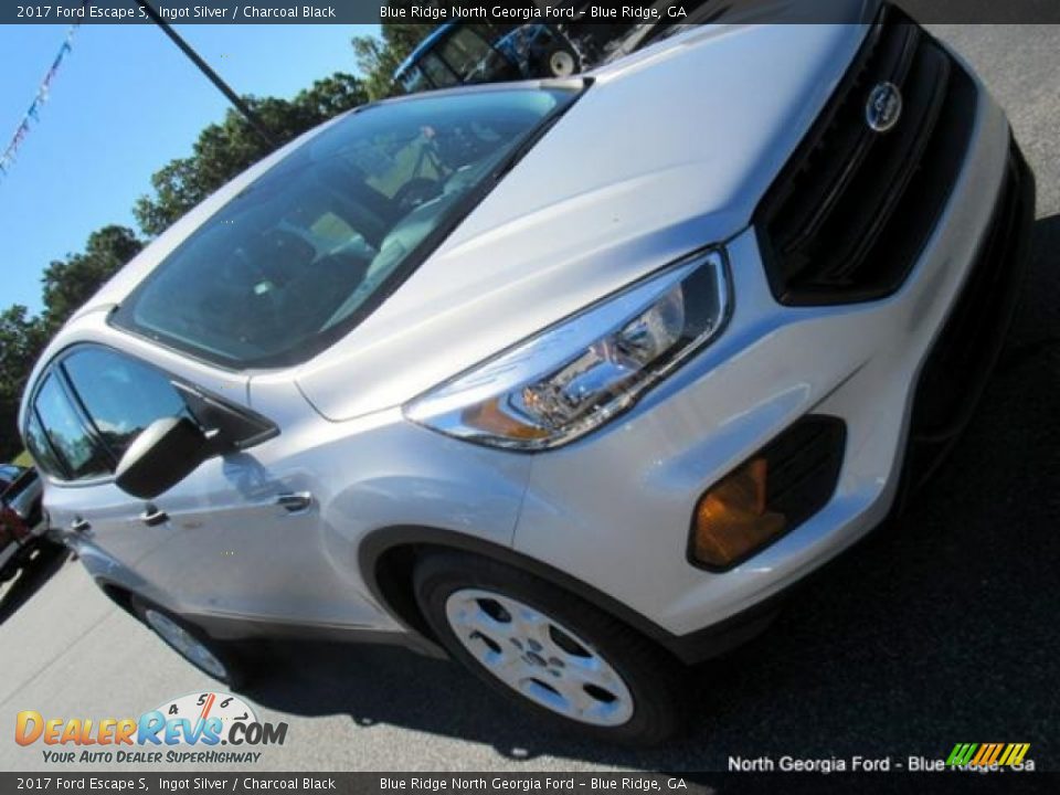 2017 Ford Escape S Ingot Silver / Charcoal Black Photo #30