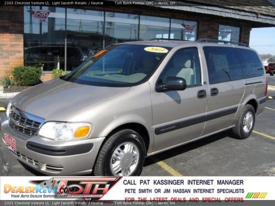 2003 Chevrolet Venture LS Light Sandrift Metallic / Neutral Photo #1