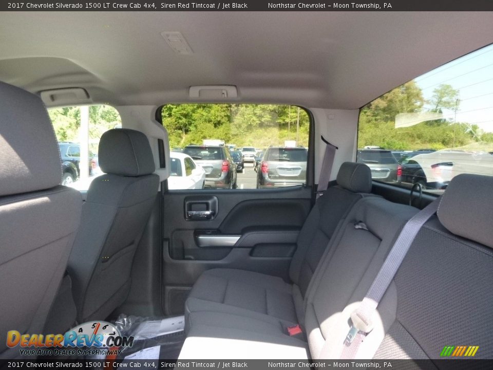 2017 Chevrolet Silverado 1500 LT Crew Cab 4x4 Siren Red Tintcoat / Jet Black Photo #11