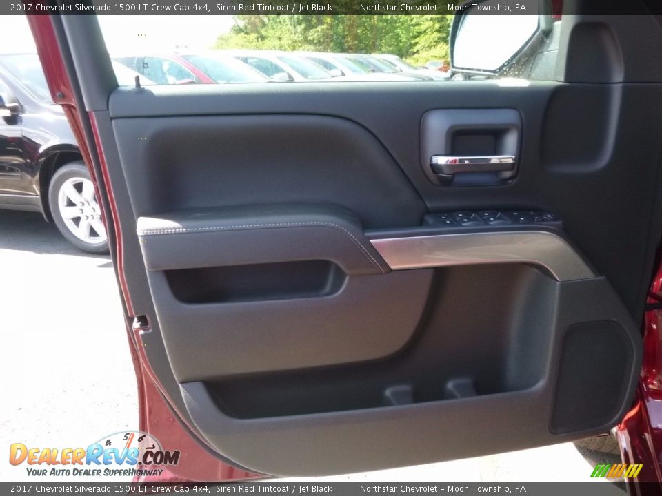 2017 Chevrolet Silverado 1500 LT Crew Cab 4x4 Siren Red Tintcoat / Jet Black Photo #13