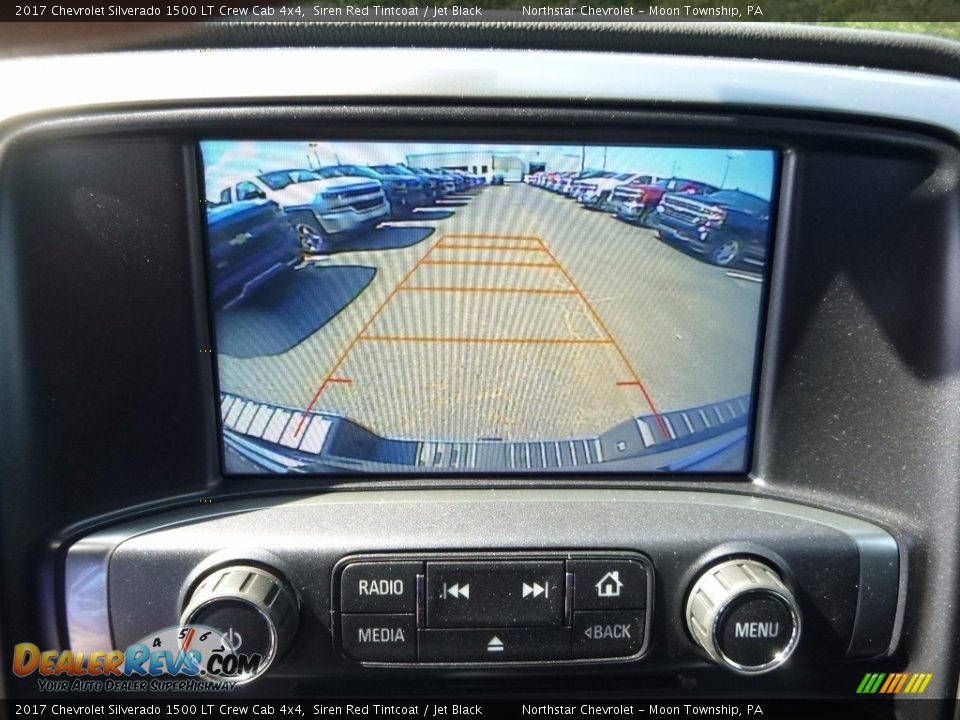 2017 Chevrolet Silverado 1500 LT Crew Cab 4x4 Siren Red Tintcoat / Jet Black Photo #19