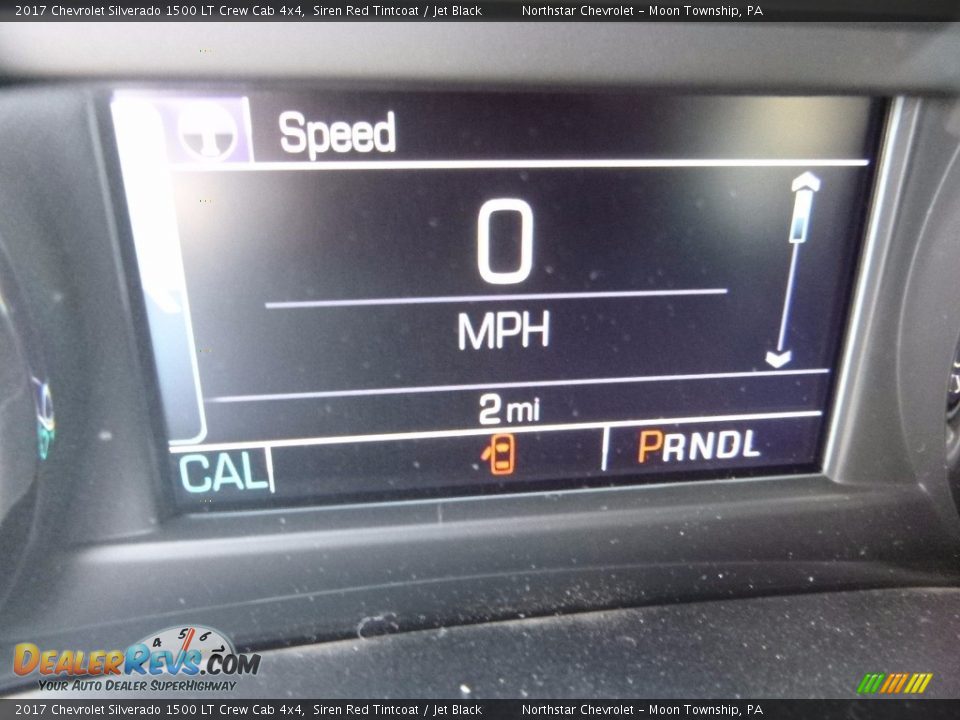 2017 Chevrolet Silverado 1500 LT Crew Cab 4x4 Siren Red Tintcoat / Jet Black Photo #20