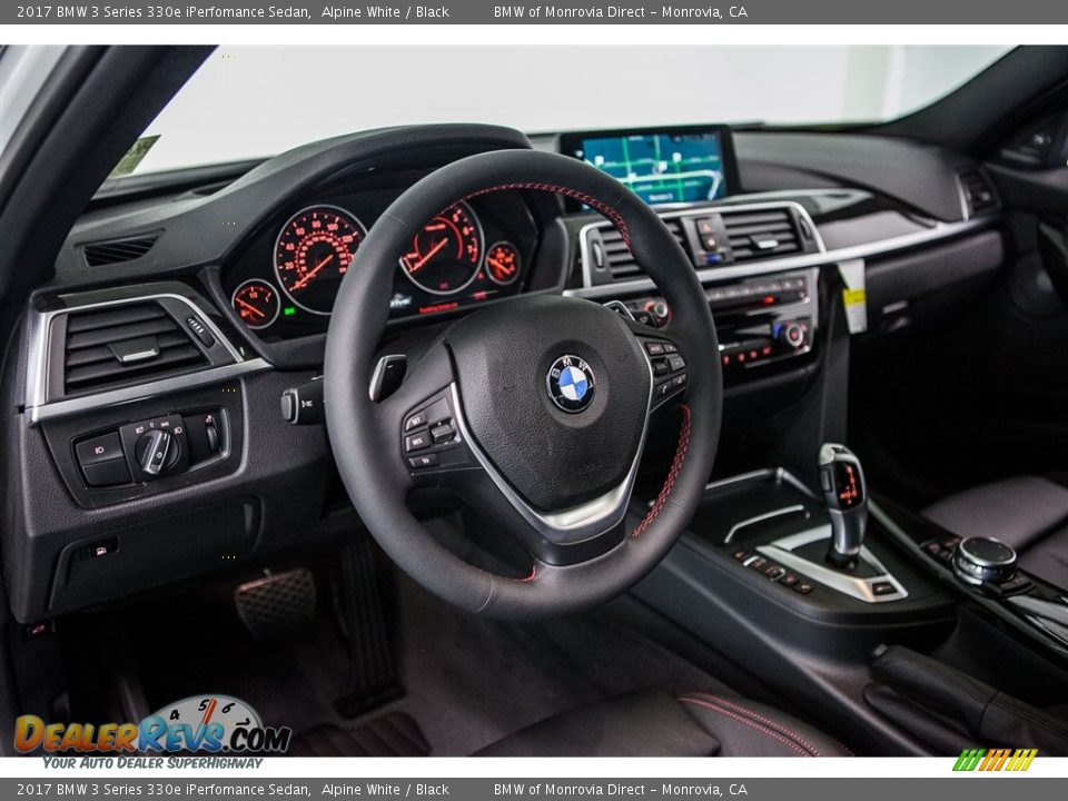 Dashboard of 2017 BMW 3 Series 330e iPerfomance Sedan Photo #6