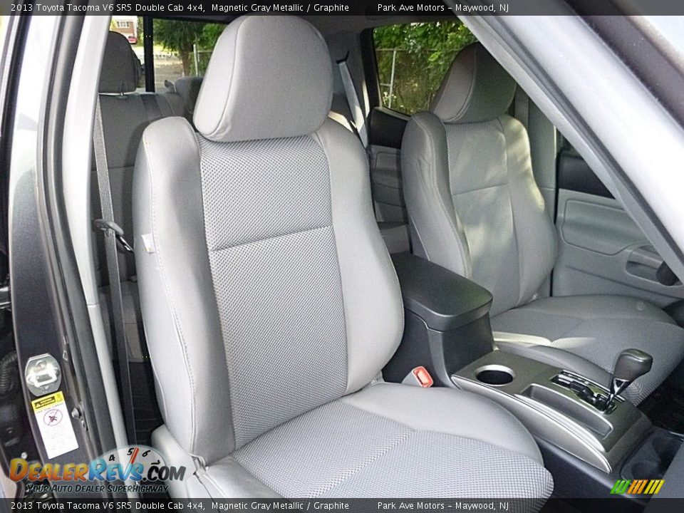 2013 Toyota Tacoma V6 SR5 Double Cab 4x4 Magnetic Gray Metallic / Graphite Photo #17