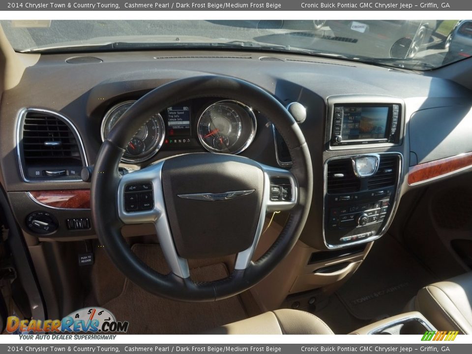 2014 Chrysler Town & Country Touring Cashmere Pearl / Dark Frost Beige/Medium Frost Beige Photo #10