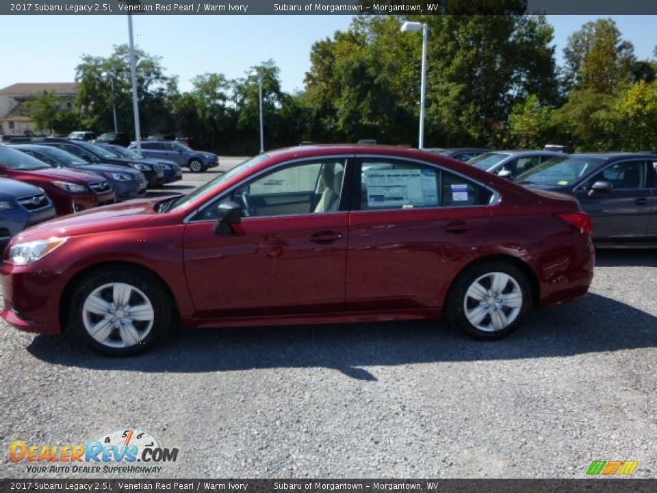 2017 Subaru Legacy 2.5i Venetian Red Pearl / Warm Ivory Photo #9