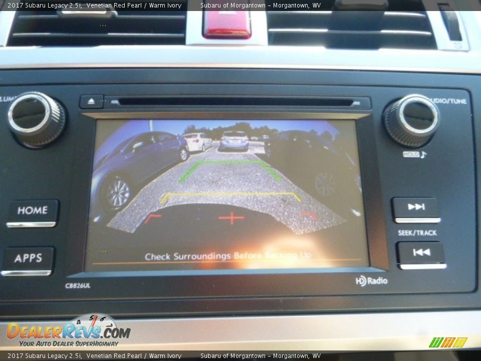 2017 Subaru Legacy 2.5i Venetian Red Pearl / Warm Ivory Photo #16
