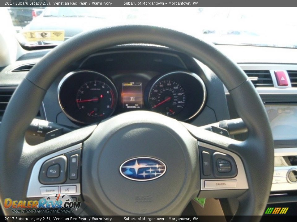 2017 Subaru Legacy 2.5i Venetian Red Pearl / Warm Ivory Photo #18