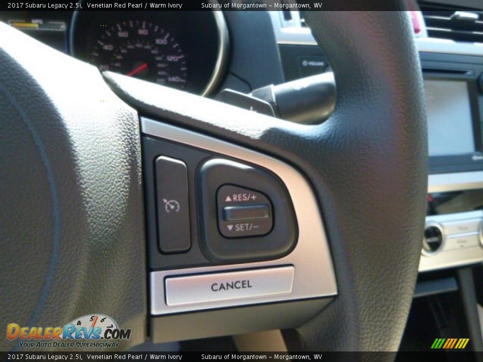 2017 Subaru Legacy 2.5i Venetian Red Pearl / Warm Ivory Photo #19