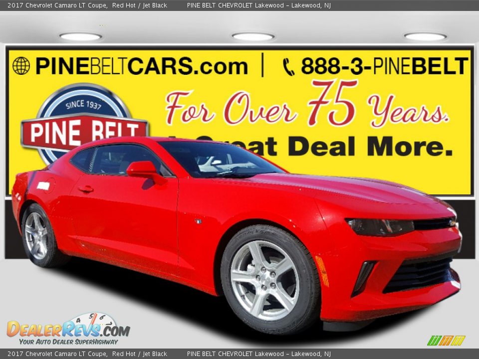 2017 Chevrolet Camaro LT Coupe Red Hot / Jet Black Photo #1