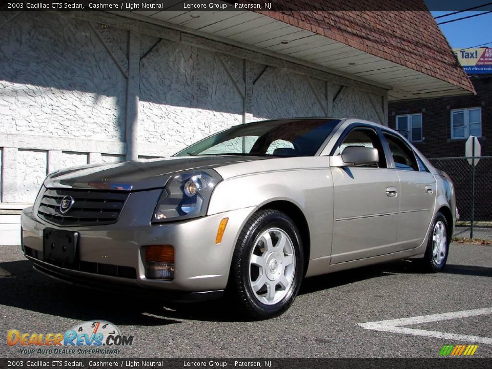 2003 Cadillac CTS Sedan Cashmere / Light Neutral Photo #4