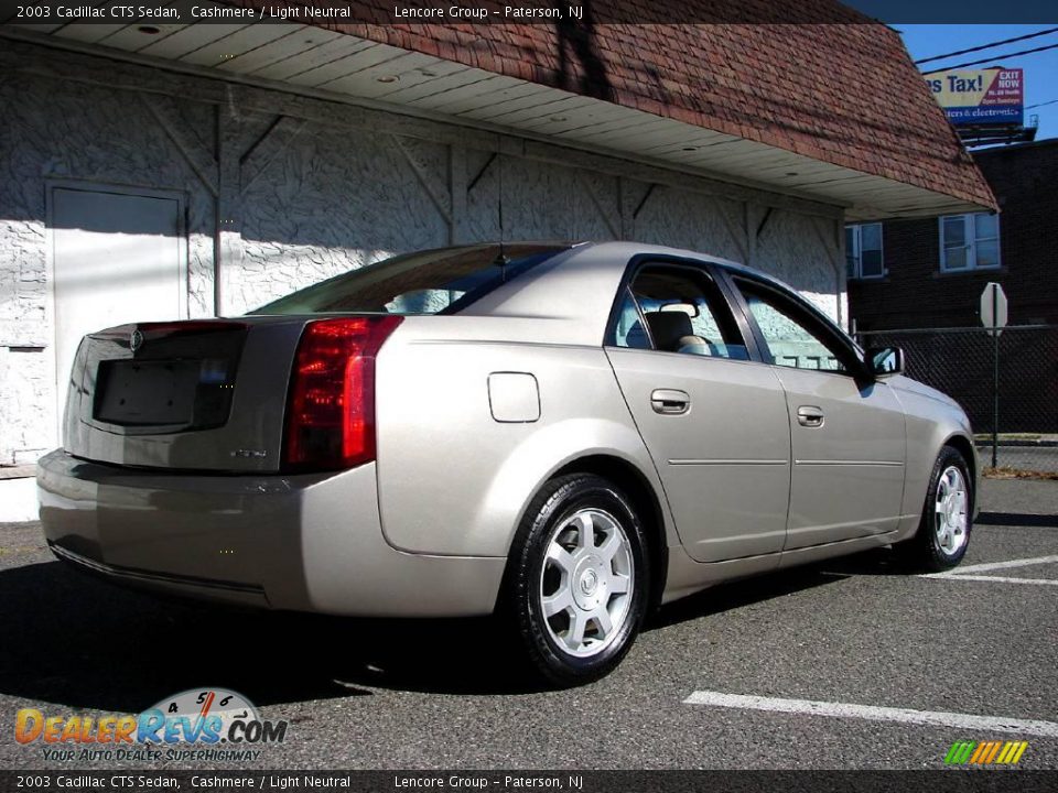2003 Cadillac CTS Sedan Cashmere / Light Neutral Photo #5