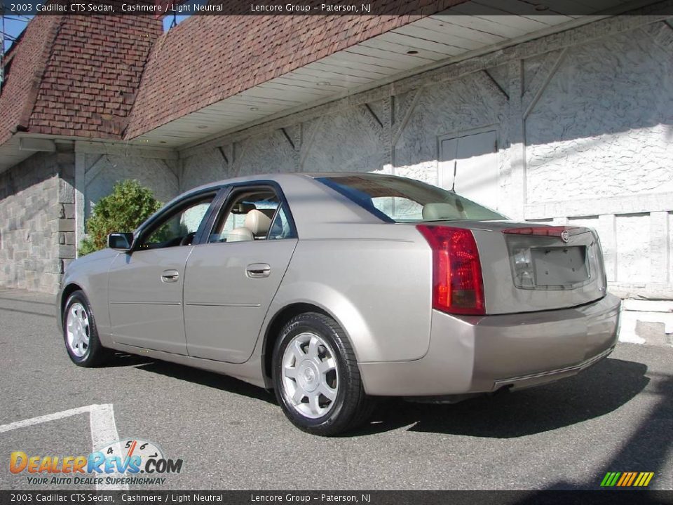 2003 Cadillac CTS Sedan Cashmere / Light Neutral Photo #6