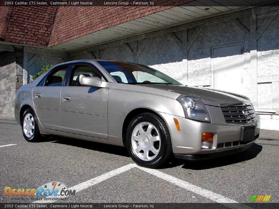 2003 Cadillac CTS Sedan Cashmere / Light Neutral Photo #7
