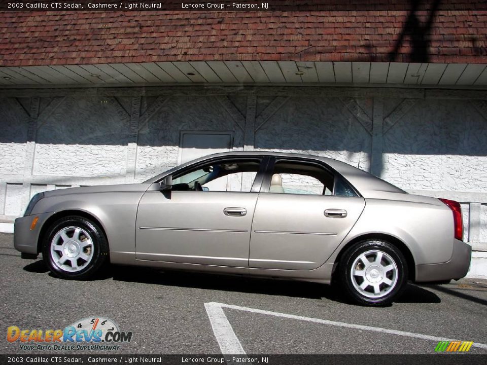 2003 Cadillac CTS Sedan Cashmere / Light Neutral Photo #8