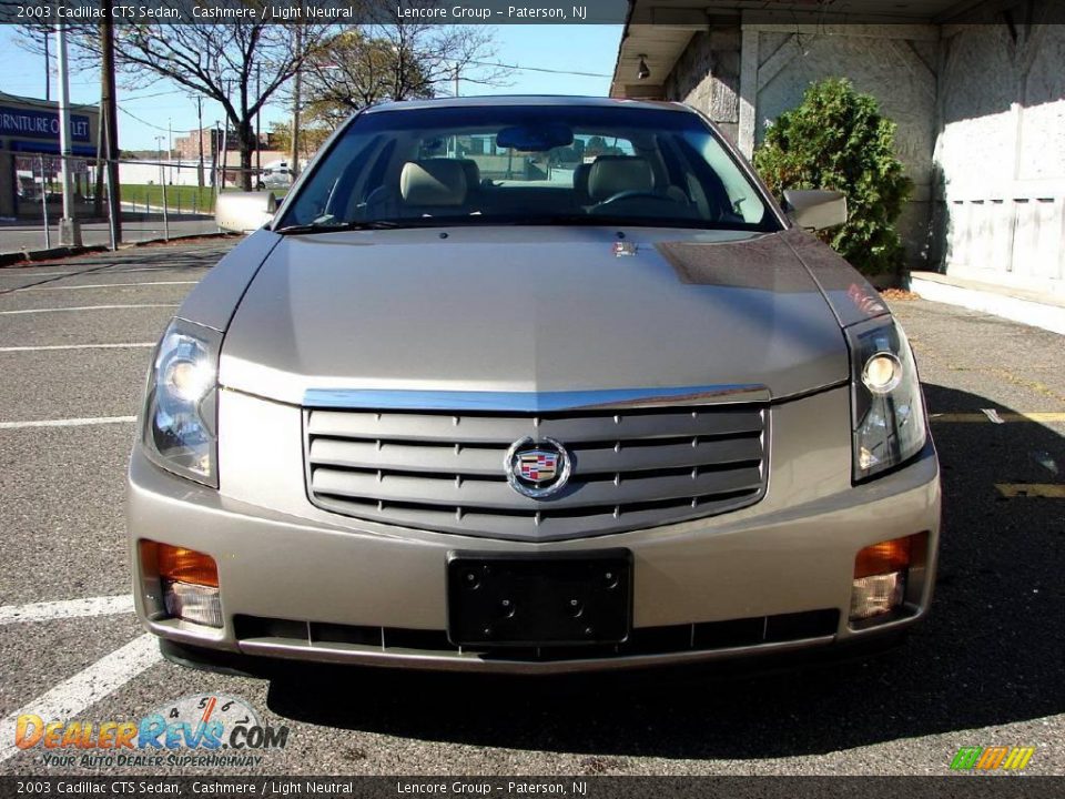 2003 Cadillac CTS Sedan Cashmere / Light Neutral Photo #9