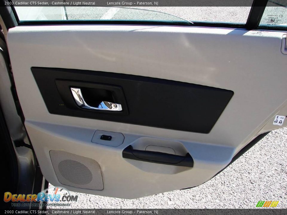 2003 Cadillac CTS Sedan Cashmere / Light Neutral Photo #15