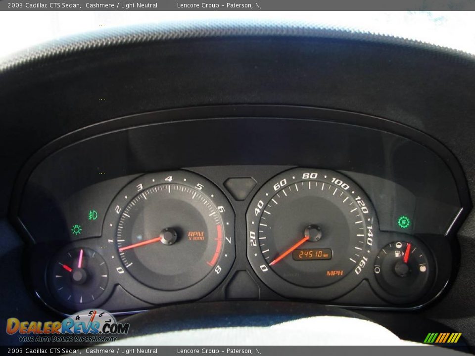 2003 Cadillac CTS Sedan Cashmere / Light Neutral Photo #22