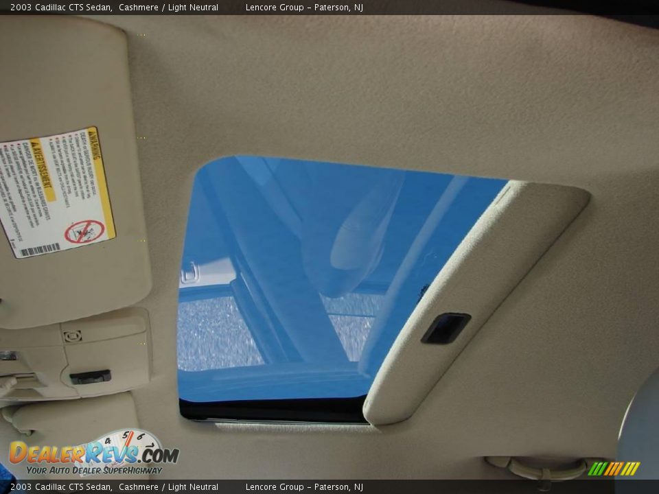 2003 Cadillac CTS Sedan Cashmere / Light Neutral Photo #24