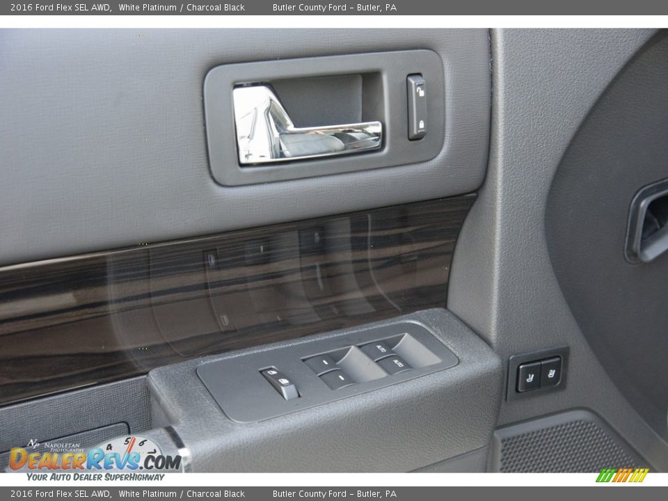 2016 Ford Flex SEL AWD White Platinum / Charcoal Black Photo #4