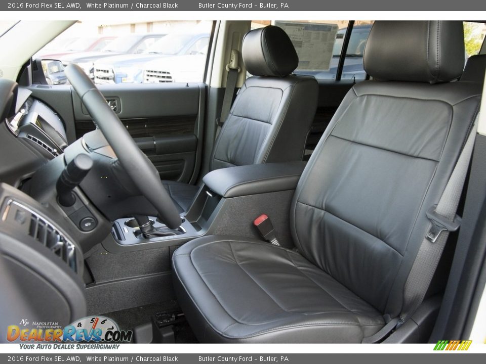 2016 Ford Flex SEL AWD White Platinum / Charcoal Black Photo #6
