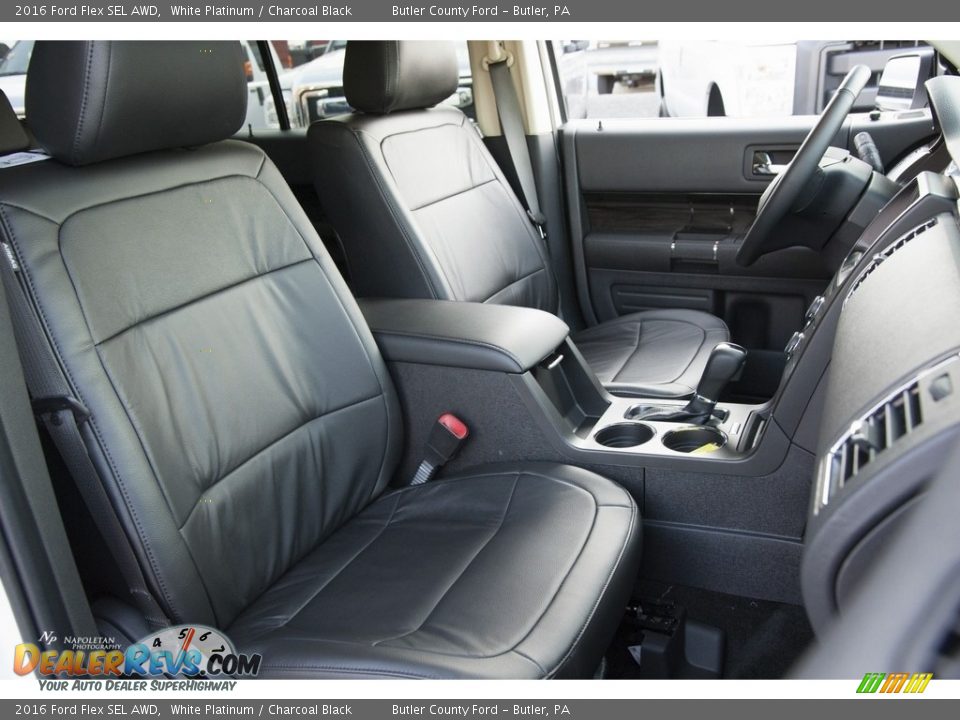 2016 Ford Flex SEL AWD White Platinum / Charcoal Black Photo #7