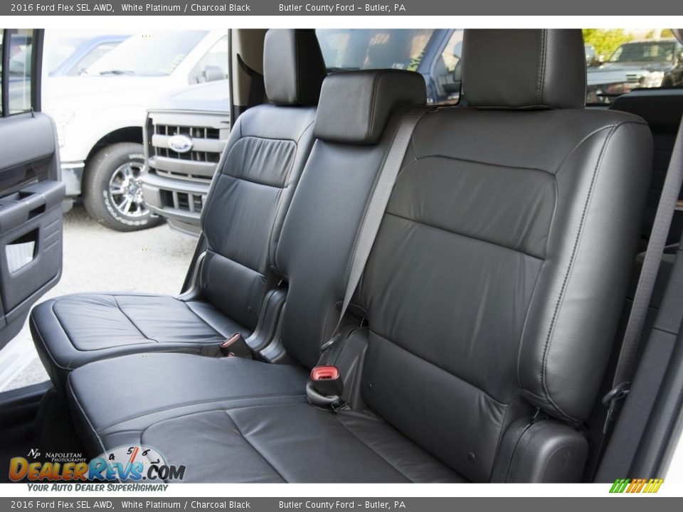 2016 Ford Flex SEL AWD White Platinum / Charcoal Black Photo #11