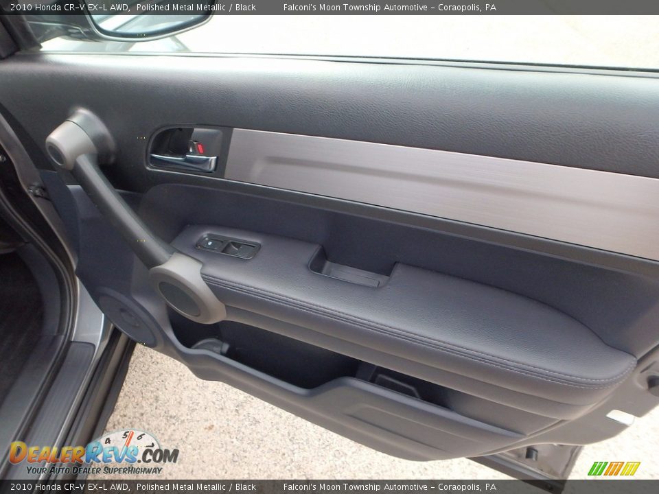 2010 Honda CR-V EX-L AWD Polished Metal Metallic / Black Photo #12