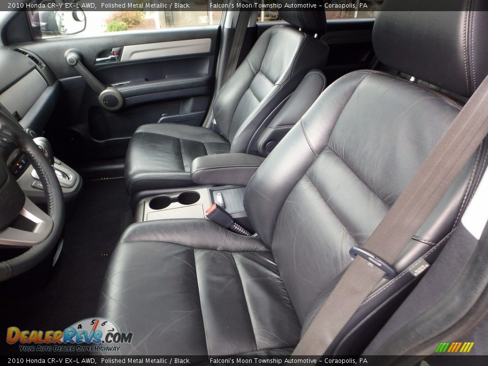 2010 Honda CR-V EX-L AWD Polished Metal Metallic / Black Photo #14