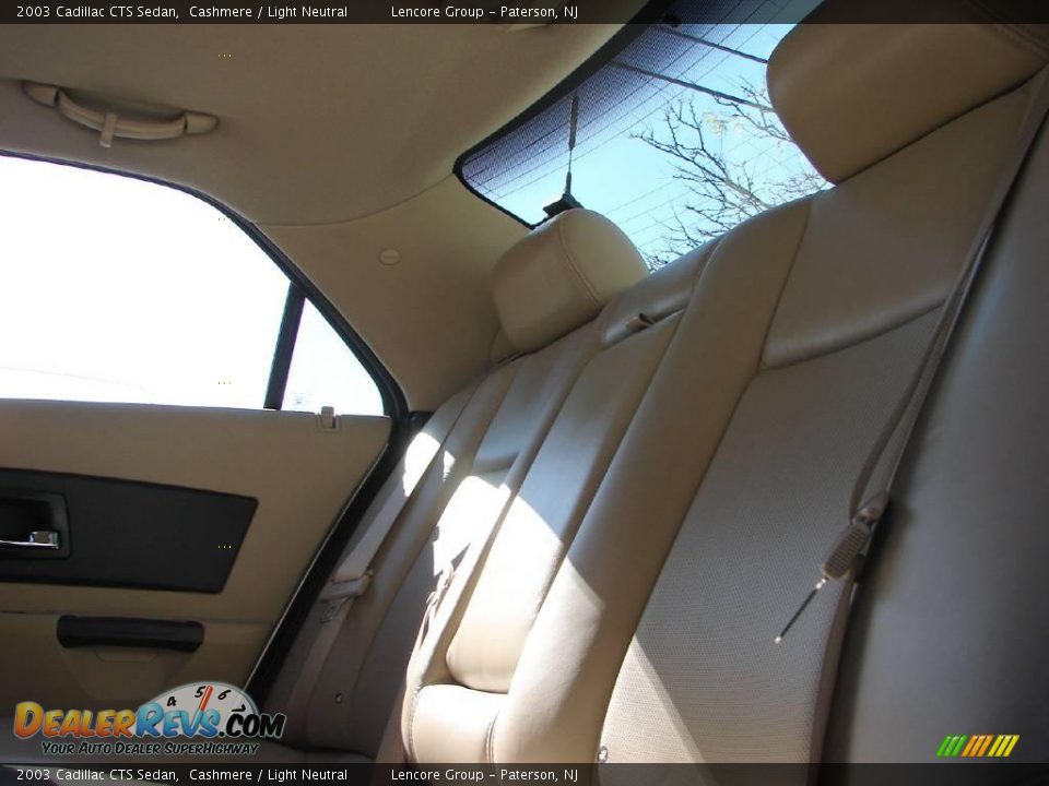2003 Cadillac CTS Sedan Cashmere / Light Neutral Photo #26