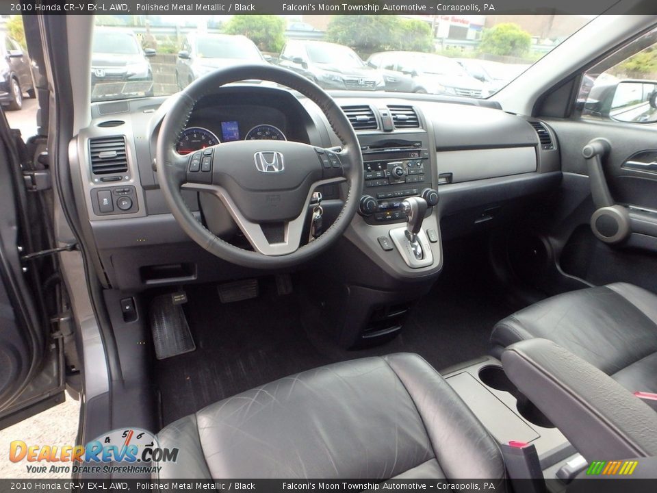 2010 Honda CR-V EX-L AWD Polished Metal Metallic / Black Photo #16