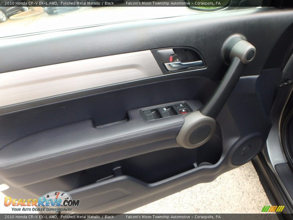 2010 Honda CR-V EX-L AWD Polished Metal Metallic / Black Photo #18