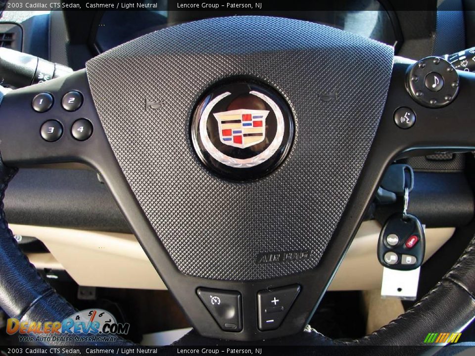 2003 Cadillac CTS Sedan Cashmere / Light Neutral Photo #28