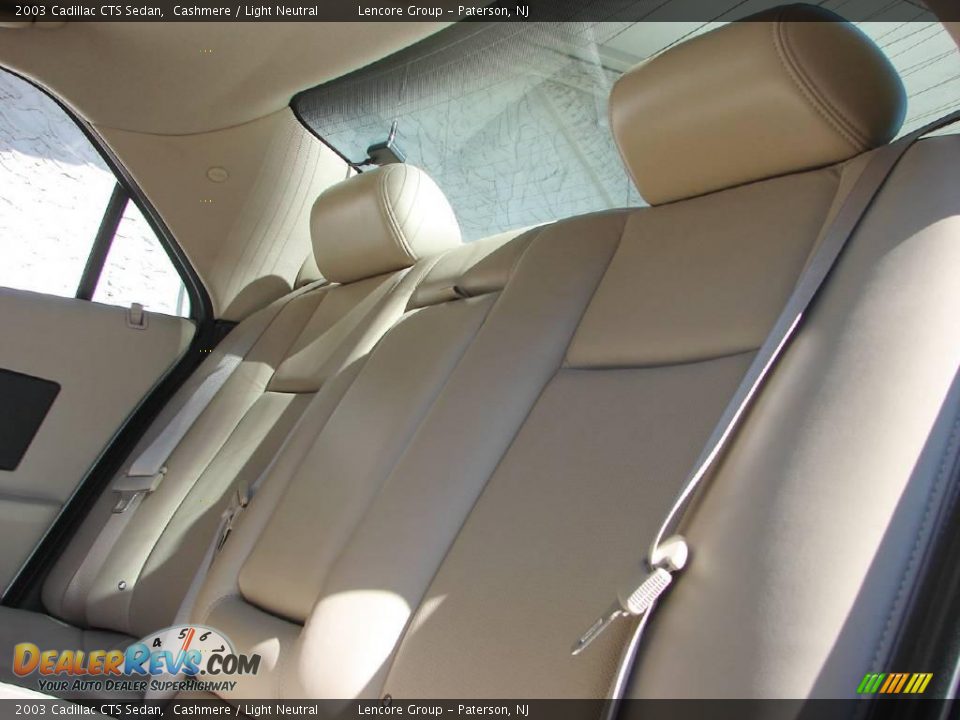 2003 Cadillac CTS Sedan Cashmere / Light Neutral Photo #35