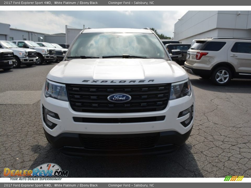 2017 Ford Explorer Sport 4WD White Platinum / Ebony Black Photo #4