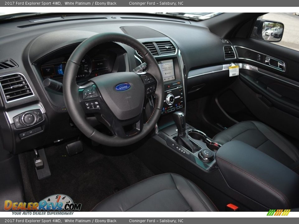 2017 Ford Explorer Sport 4WD White Platinum / Ebony Black Photo #8
