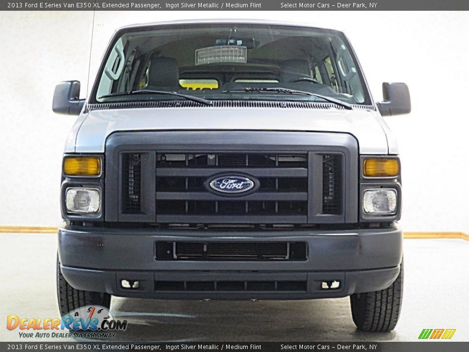 2013 Ford E Series Van E350 XL Extended Passenger Ingot Silver Metallic / Medium Flint Photo #2