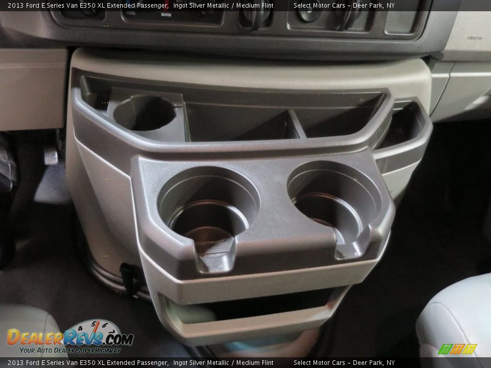 2013 Ford E Series Van E350 XL Extended Passenger Ingot Silver Metallic / Medium Flint Photo #13
