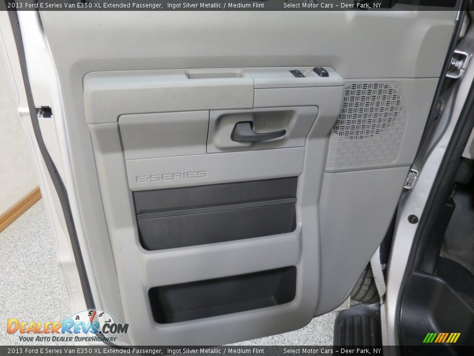 2013 Ford E Series Van E350 XL Extended Passenger Ingot Silver Metallic / Medium Flint Photo #18