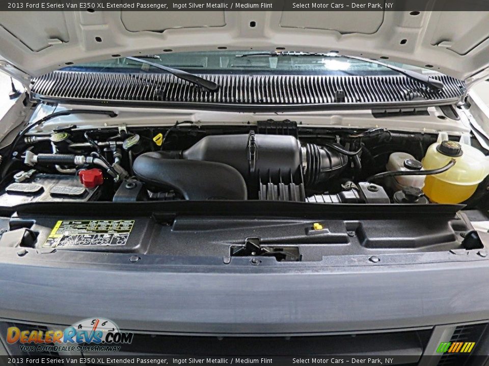 2013 Ford E Series Van E350 XL Extended Passenger Ingot Silver Metallic / Medium Flint Photo #21