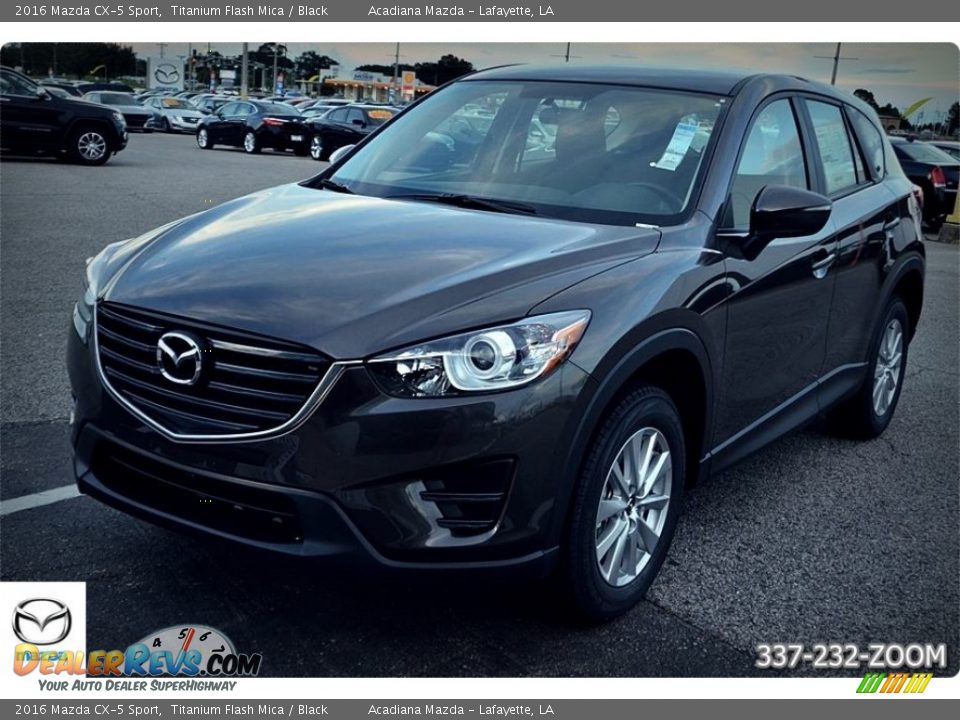 2016 Mazda CX-5 Sport Titanium Flash Mica / Black Photo #1