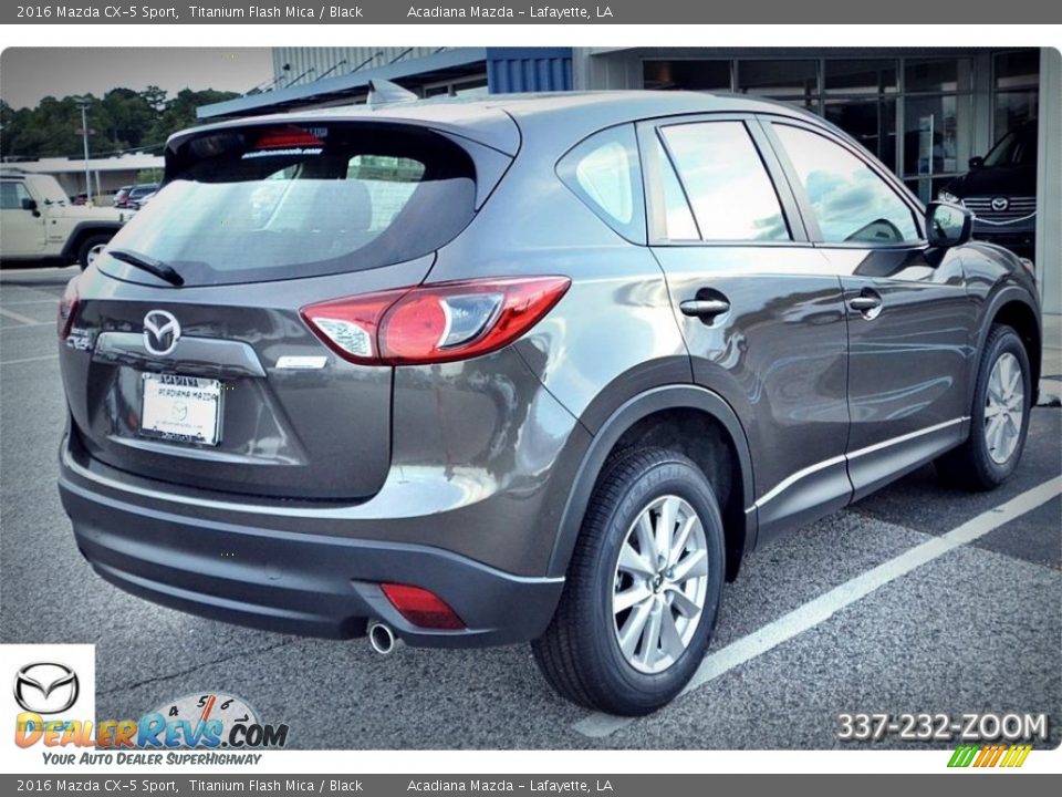 2016 Mazda CX-5 Sport Titanium Flash Mica / Black Photo #6